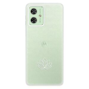 Silikonové pouzdro iSaprio - čiré - Lotos - Motorola Moto G54 5G / G54 5G Power Edition obraz