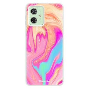 Silikonové pouzdro iSaprio - Orange Liquid - Motorola Moto G54 5G / G54 5G Power Edition obraz