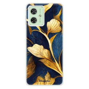 Silikonové pouzdro iSaprio - Gold Leaves - Motorola Moto G54 5G / G54 5G Power Edition obraz