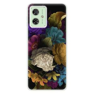 Silikonové pouzdro iSaprio - Dark Flowers - Motorola Moto G54 5G / G54 5G Power Edition obraz