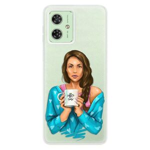 Silikonové pouzdro iSaprio - Coffe Now - Brunette - Motorola Moto G54 5G / G54 5G Power Edition obraz