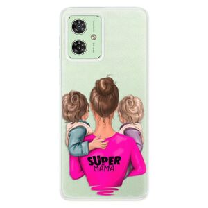 Silikonové pouzdro iSaprio - Super Mama - Two Boys - Motorola Moto G54 5G / G54 5G Power Edition obraz