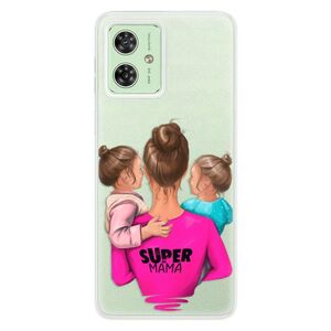 Silikonové pouzdro iSaprio - Super Mama - Two Girls - Motorola Moto G54 5G / G54 5G Power Edition obraz