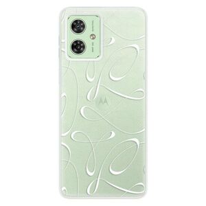 Silikonové pouzdro iSaprio - Fancy - white - Motorola Moto G54 5G / G54 5G Power Edition obraz