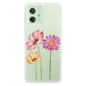 Silikonové pouzdro iSaprio - Three Flowers - Motorola Moto G54 5G / G54 5G Power Edition obraz