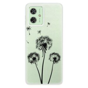 Silikonové pouzdro iSaprio - Three Dandelions - black - Motorola Moto G54 5G / G54 5G Power Edition obraz