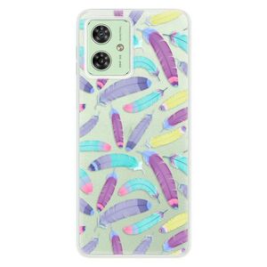 Silikonové pouzdro iSaprio - Feather Pattern 01 - Motorola Moto G54 5G / G54 5G Power Edition obraz