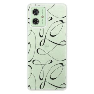 Silikonové pouzdro iSaprio - Fancy - black - Motorola Moto G54 5G / G54 5G Power Edition obraz