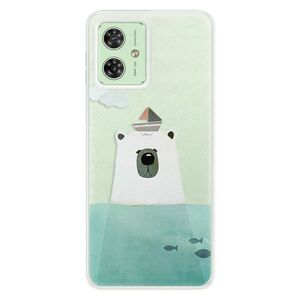 Silikonové pouzdro iSaprio - Bear With Boat - Motorola Moto G54 5G / G54 5G Power Edition obraz