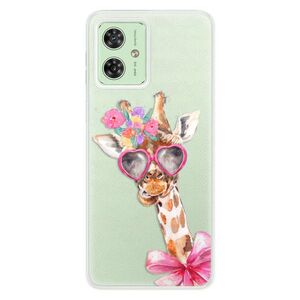Silikonové pouzdro iSaprio - Lady Giraffe - Motorola Moto G54 5G / G54 5G Power Edition obraz