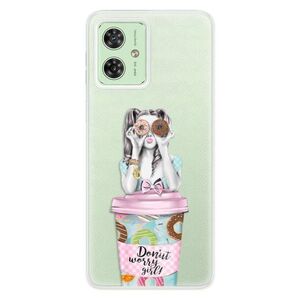 Silikonové pouzdro iSaprio - Donut Worry - Motorola Moto G54 5G / G54 5G Power Edition obraz
