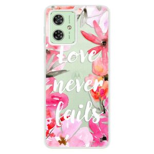 Silikonové pouzdro iSaprio - Love Never Fails - Motorola Moto G54 5G / G54 5G Power Edition obraz