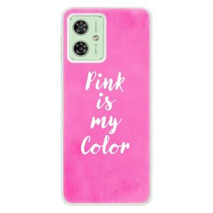 Silikonové pouzdro iSaprio - Pink is my color - Motorola Moto G54 5G / G54 5G Power Edition obraz