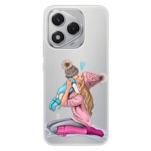 Silikonové pouzdro iSaprio - Kissing Mom - Blond and Boy - Honor 400 Lite obraz