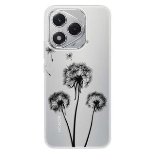 Silikonové pouzdro iSaprio - Three Dandelions - black - Honor 400 Lite obraz