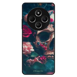 Lesklé pouzdro Exclusive iSaprio - Skull in Roses - Xiaomi Redmi 14C / Poco C75 obraz