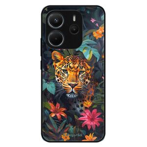 Lesklé pouzdro Exclusive iSaprio - Flower Jaguar - Xiaomi Redmi Note 14 obraz