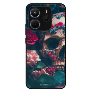 Lesklé pouzdro Exclusive iSaprio - Skull in Roses - Xiaomi Redmi Note 14 obraz