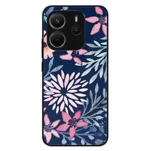 Lesklé pouzdro Exclusive iSaprio - Leaves on Blue - Xiaomi Redmi Note 14 obraz