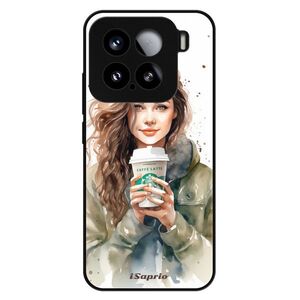 Lesklé pouzdro Exclusive iSaprio - Girl With Latte - Xiaomi 15 obraz