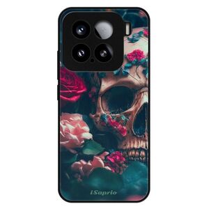 Lesklé pouzdro Exclusive iSaprio - Skull in Roses - Xiaomi 15 obraz