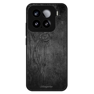 Lesklé pouzdro Exclusive iSaprio - Black Wood 13 - Xiaomi 15 obraz