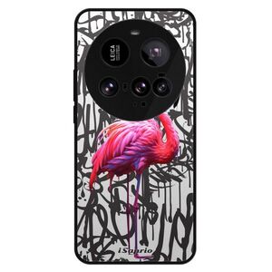Lesklé pouzdro Exclusive iSaprio - Flamingo Graffiti - Xiaomi 15 Ultra obraz