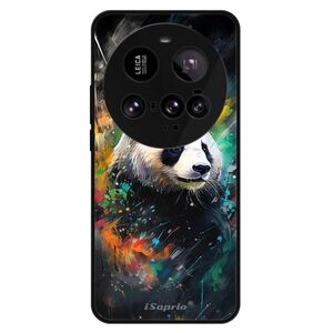 Lesklé pouzdro Exclusive iSaprio - Abstract Panda - Xiaomi 15 Ultra obraz