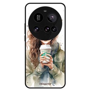 Lesklé pouzdro Exclusive iSaprio - Girl With Latte - Xiaomi 15 Ultra obraz