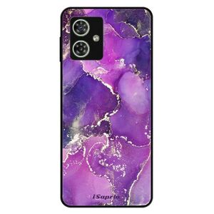 Lesklé pouzdro Exclusive iSaprio - Purple Marble 10 - Motorola Moto G54 5G / G54 5G Power Edition obraz
