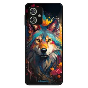 Lesklé pouzdro Exclusive iSaprio - Mysterious Wolf - Motorola Moto G54 5G / G54 5G Power Edition obraz