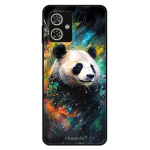 Lesklé pouzdro Exclusive iSaprio - Abstract Panda - Motorola Moto G54 5G / G54 5G Power Edition obraz
