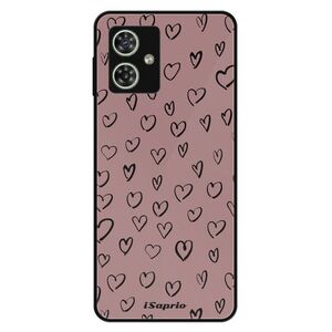 Lesklé pouzdro Exclusive iSaprio - Heart Dark - Motorola Moto G54 5G / G54 5G Power Edition obraz