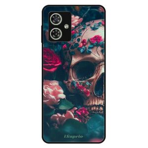 Lesklé pouzdro Exclusive iSaprio - Skull in Roses - Motorola Moto G54 5G / G54 5G Power Edition obraz