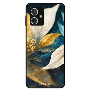 Lesklé pouzdro Exclusive iSaprio - Gold Petals - Motorola Moto G54 5G / G54 5G Power Edition obraz