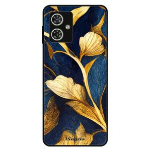 Lesklé pouzdro Exclusive iSaprio - Gold Leaves - Motorola Moto G54 5G / G54 5G Power Edition obraz