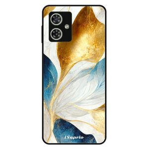 Lesklé pouzdro Exclusive iSaprio - Blue Leaves - Motorola Moto G54 5G / G54 5G Power Edition obraz