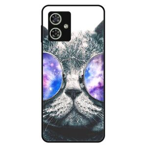 Lesklé pouzdro Exclusive iSaprio - Galaxy Cat - Motorola Moto G54 5G / G54 5G Power Edition obraz