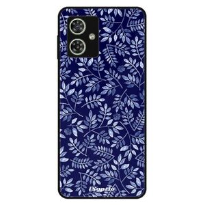 Lesklé pouzdro Exclusive iSaprio - Blue Leaves 05 - Motorola Moto G54 5G / G54 5G Power Edition obraz