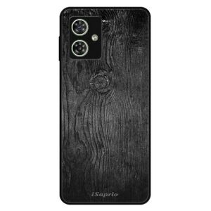 Lesklé pouzdro Exclusive iSaprio - Black Wood 13 - Motorola Moto G54 5G / G54 5G Power Edition obraz