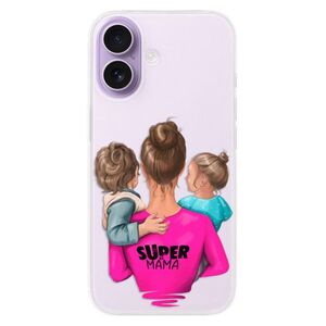 Silikonové pouzdro iSaprio - Super Mama - Boy and Girl - iPhone 17 obraz