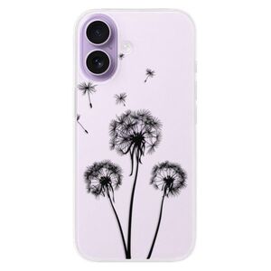 Silikonové pouzdro iSaprio - Three Dandelions - black - iPhone 17 obraz