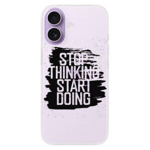 Silikonové pouzdro iSaprio - Start Doing - black - iPhone 17 obraz