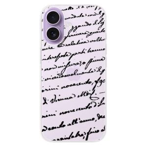 Silikonové pouzdro iSaprio - Handwriting 01 - black - iPhone 17 obraz
