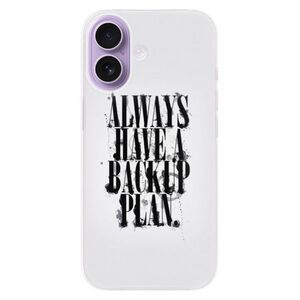 Silikonové pouzdro iSaprio - Backup Plan - iPhone 17 obraz