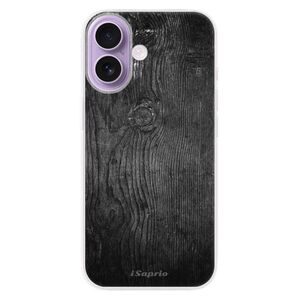 Silikonové pouzdro iSaprio - Black Wood 13 - iPhone 17 obraz