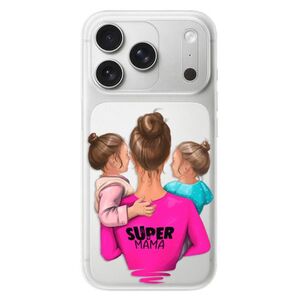 Silikonové pouzdro iSaprio - Super Mama - Two Girls - iPhone 17 Pro obraz