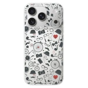 Silikonové pouzdro iSaprio - Vintage Pattern 01 - black - iPhone 17 Pro obraz