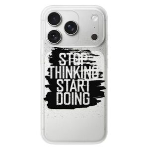 Silikonové pouzdro iSaprio - Start Doing - black - iPhone 17 Pro obraz
