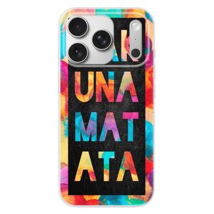 Silikonové pouzdro iSaprio - Hakuna Matata 01 - iPhone 17 Pro obraz